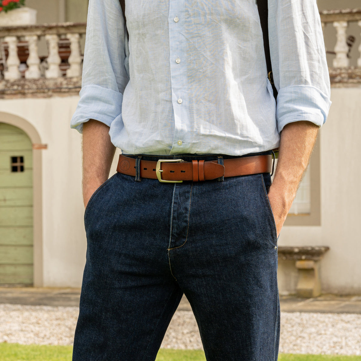 FIRENZE Leather Belt – Tuscan Bull
