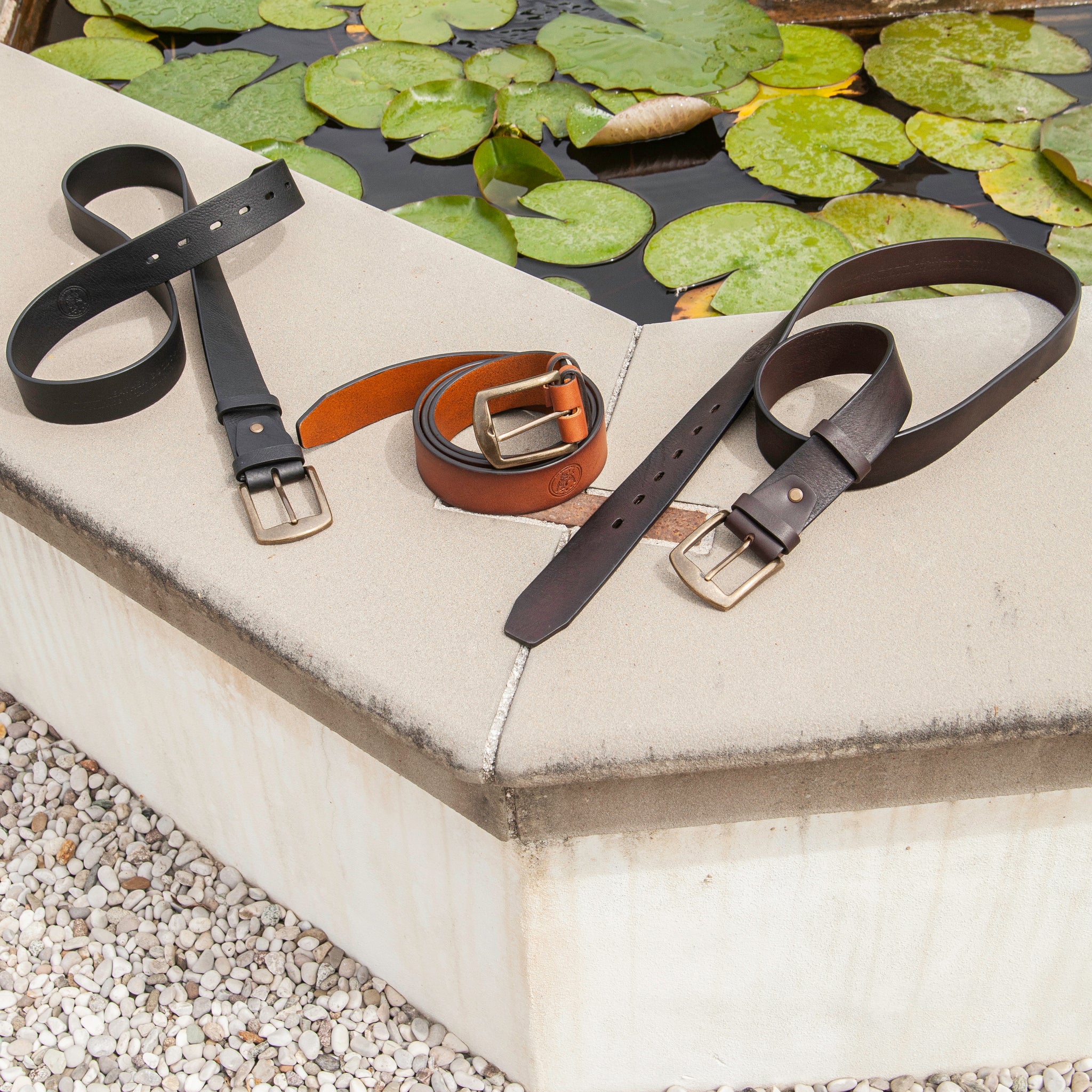 Antiniazzi Firenze genuine leather belt, Size L , 43 inch FIRENZE Leather Belt – Tuscan Bull main image 4